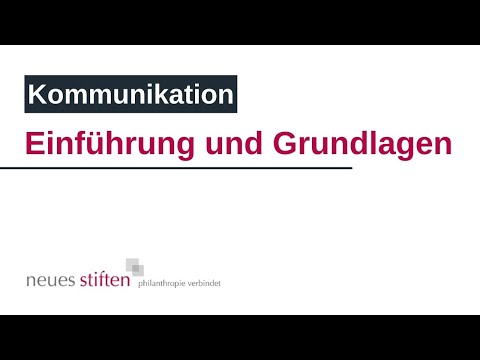 Videokurs: Kommunikation - für Einsteiger und Fortgeschrittene (ca. 100 Minuten)